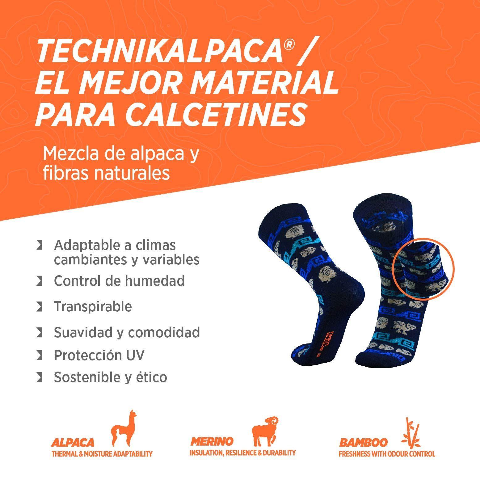  calcetines de vestir de alpaca merino bambú casuales hombre y mujer-3