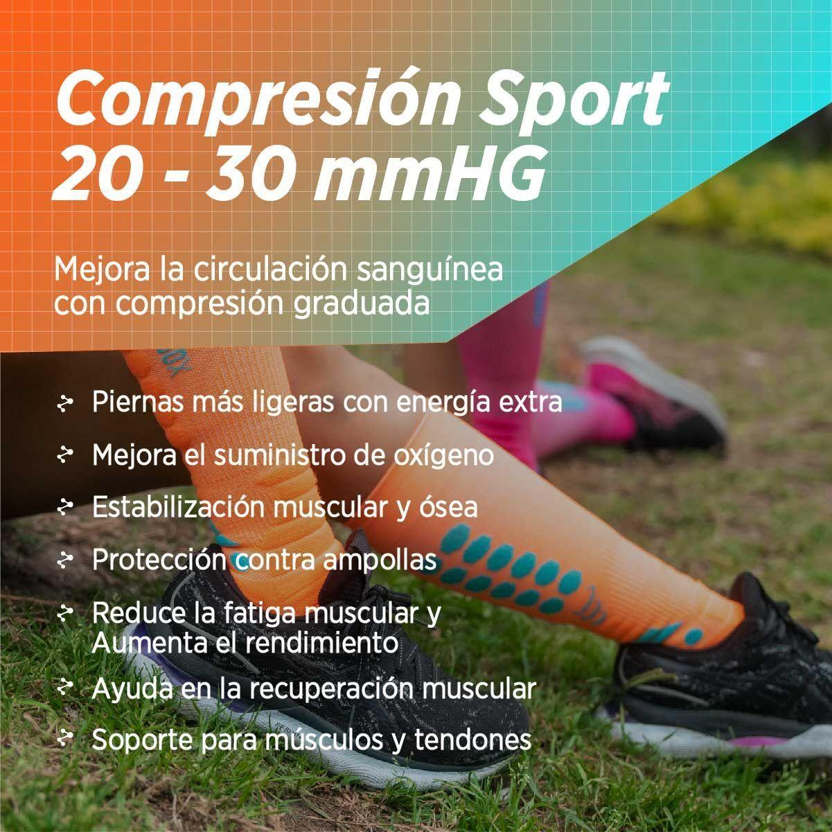 Calcetines de compresión 20-30 mmhg running ciclismo gym padel tenis-2