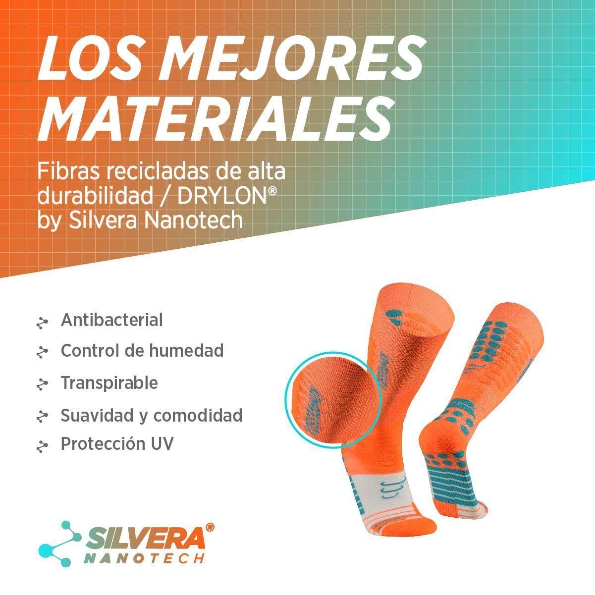 Calcetines de compresión 20-30 mmhg running ciclismo gym padel tenis-3