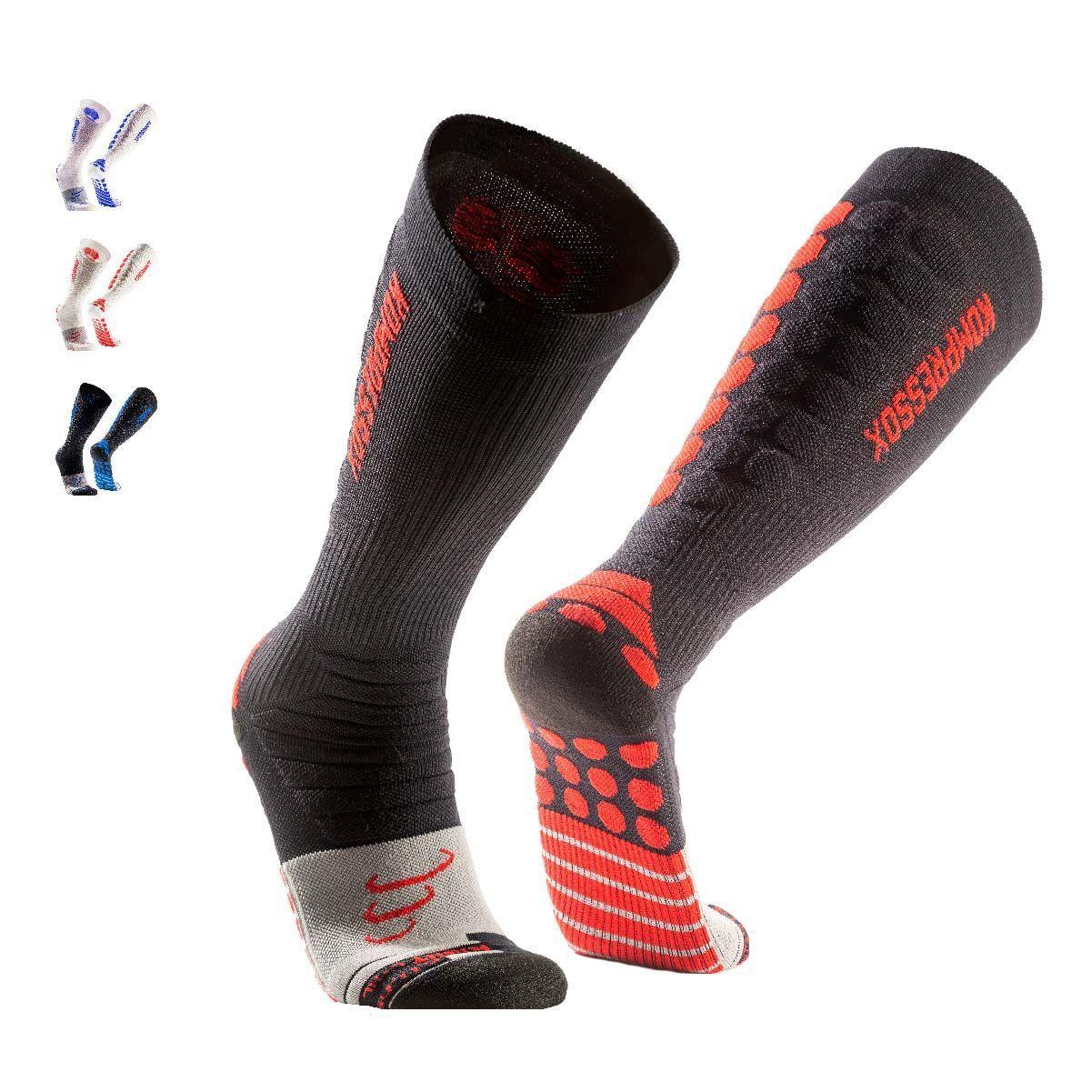Calcetines de compresión 20-30 mmhg running ciclismo gym padel tenis-0