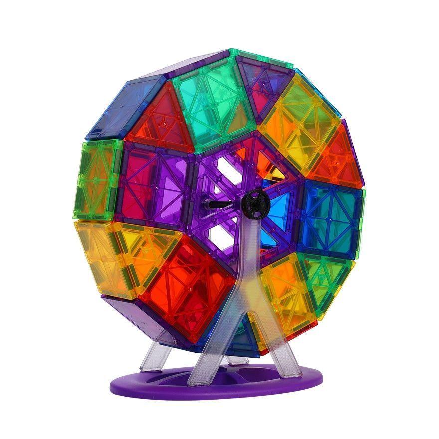 Set De Construcción Bloques Magnéticos Imán 200 Piezas Magnetic Tiles-6