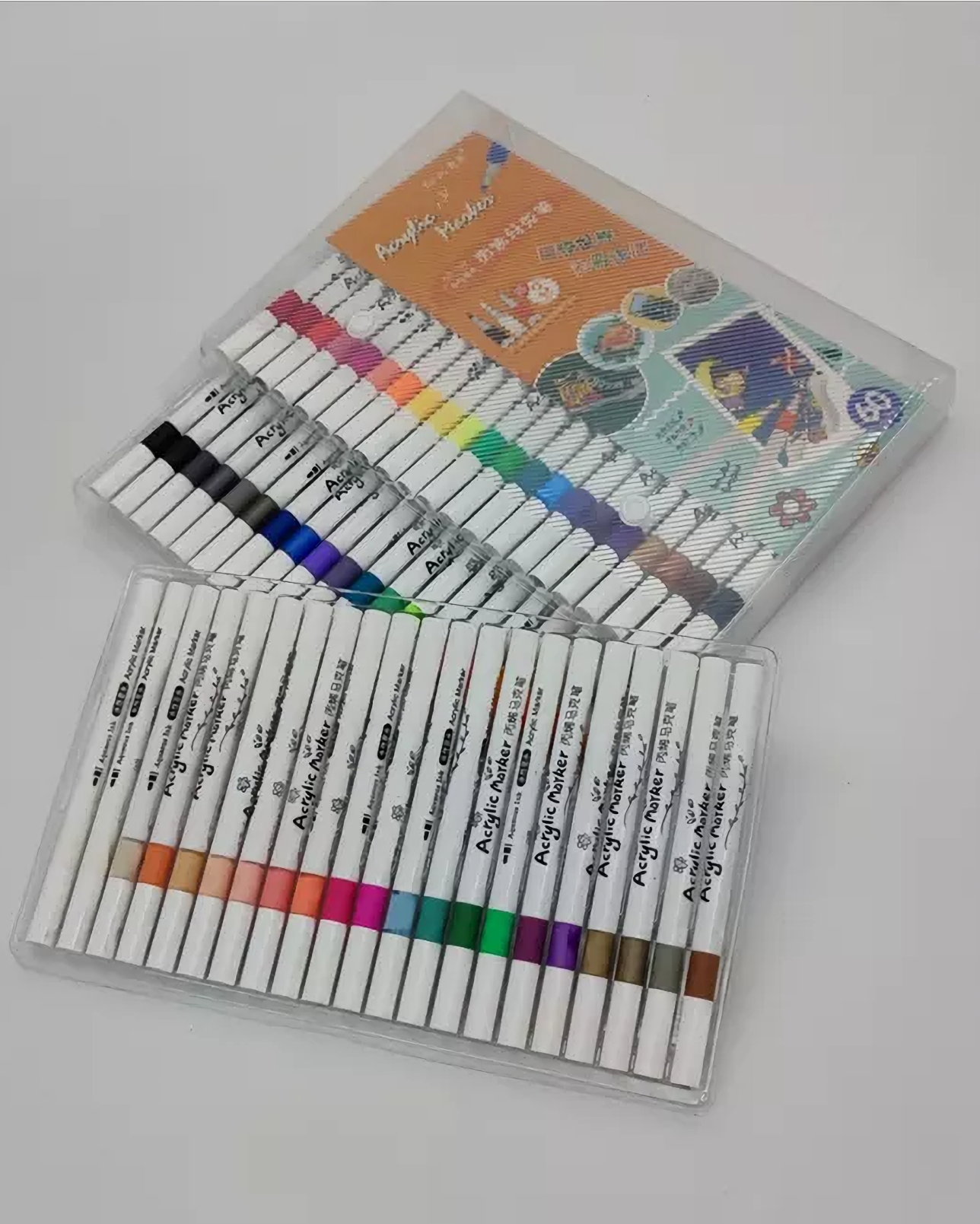 Lápices Acrílicos Marcadores 60 Colores Acrylic Paint Marker-5