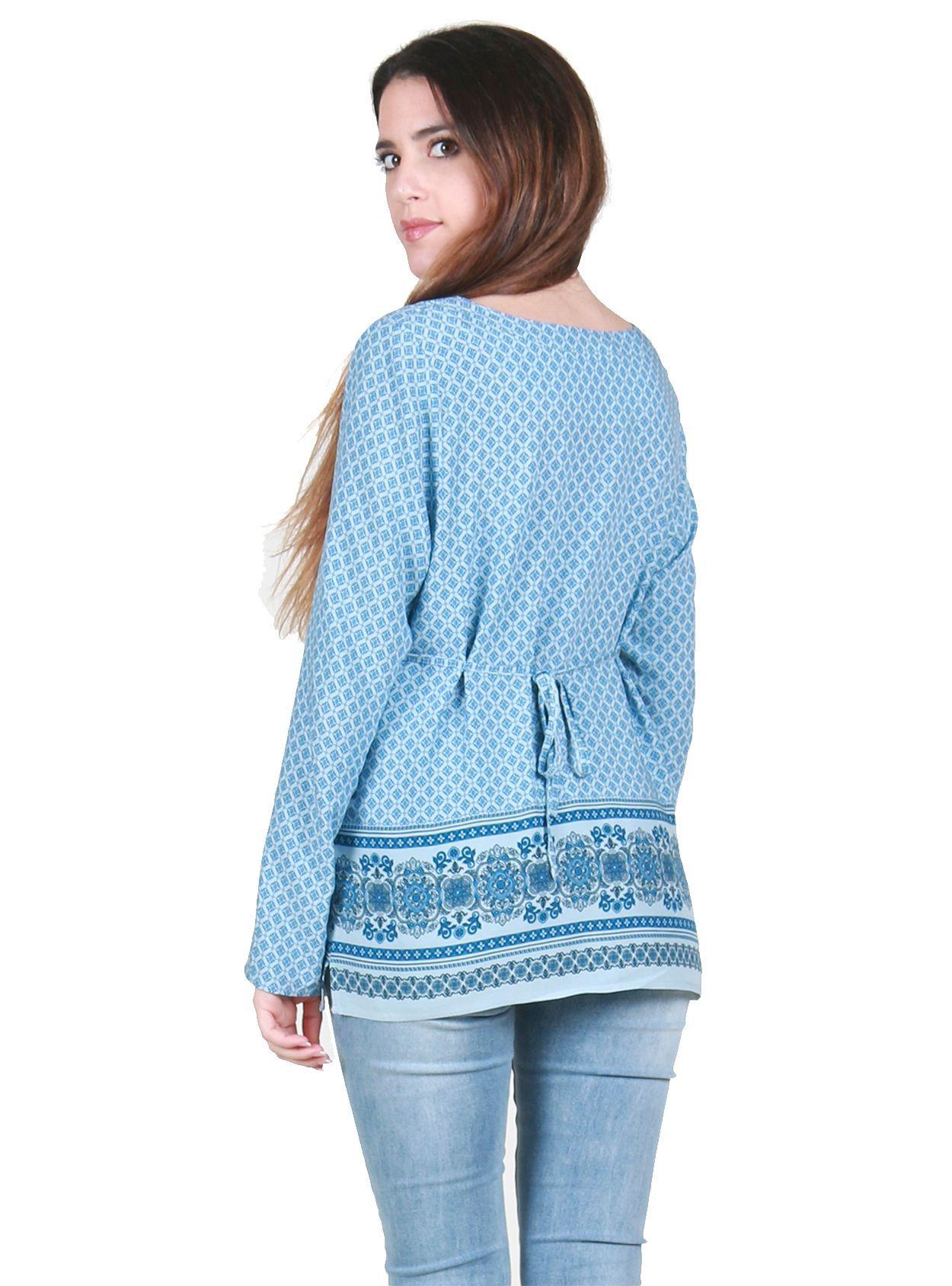Blusa maternal estampada-1