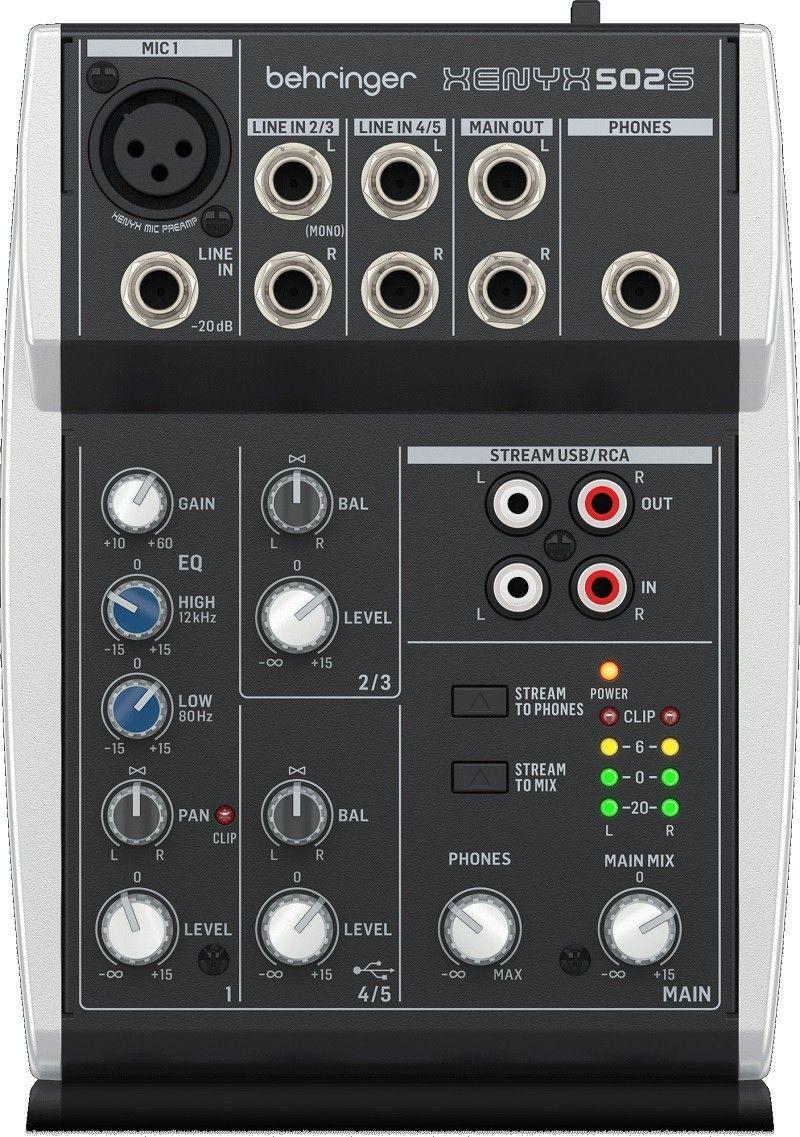 Behringer Xenyx 502S Mezcladora Interfaz-3