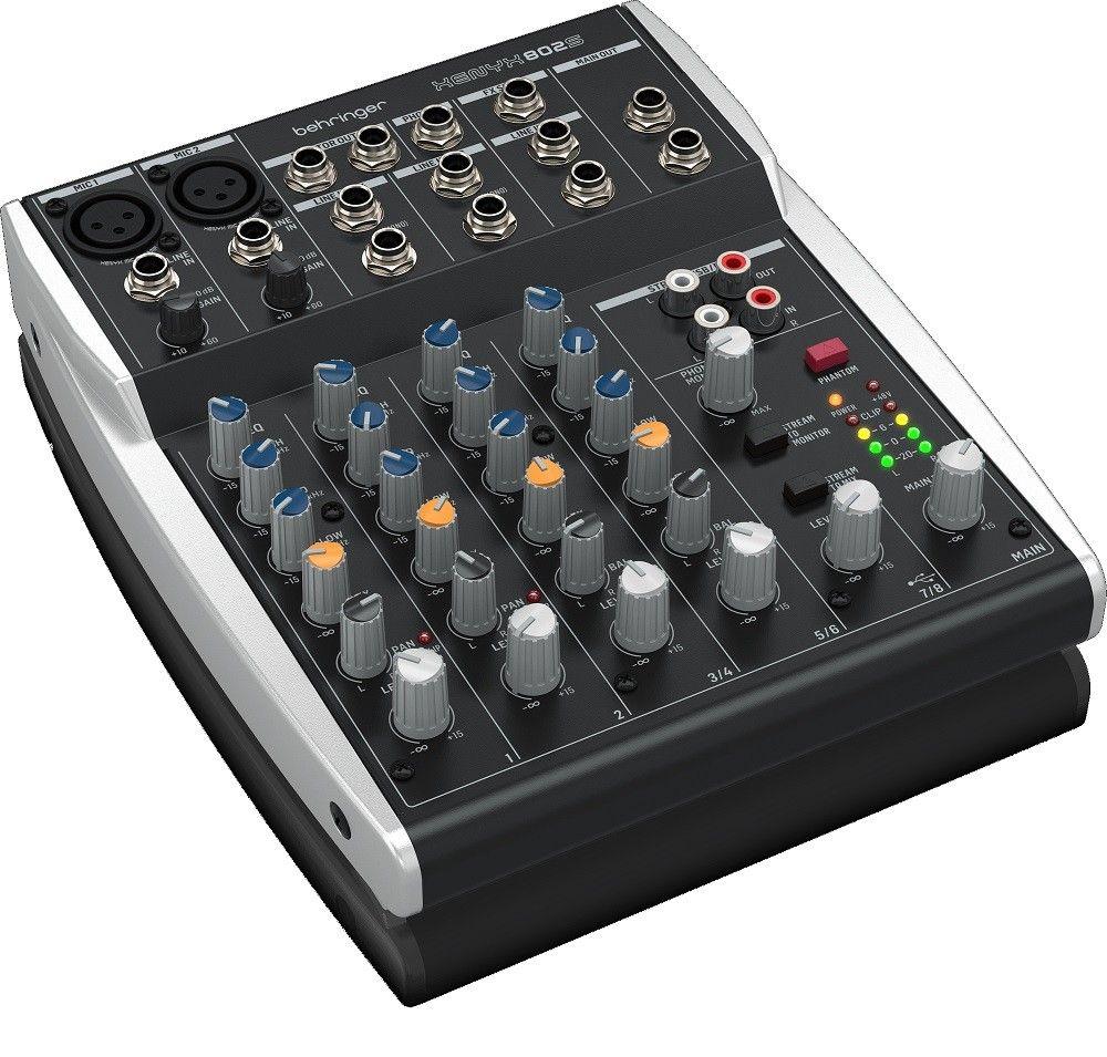 Behringer Xenyx 802S Mezcladora Interfaz-2