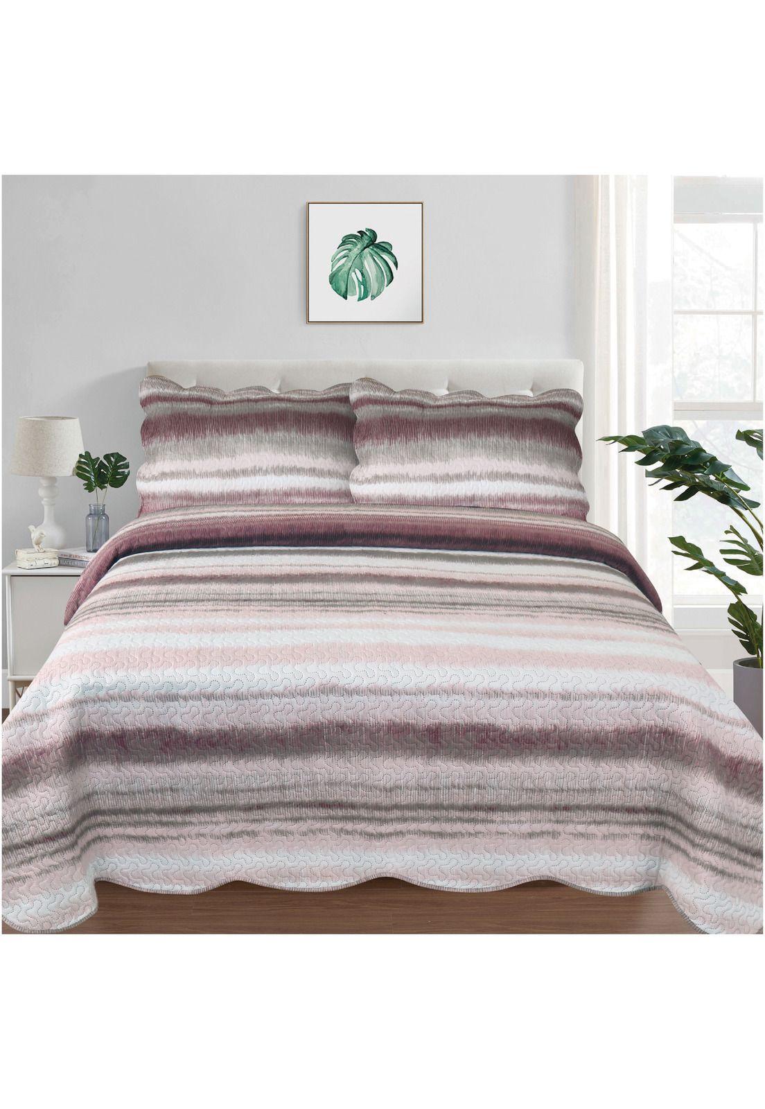 Cubrecama Estampado 1.5P Diseño Amatista-0