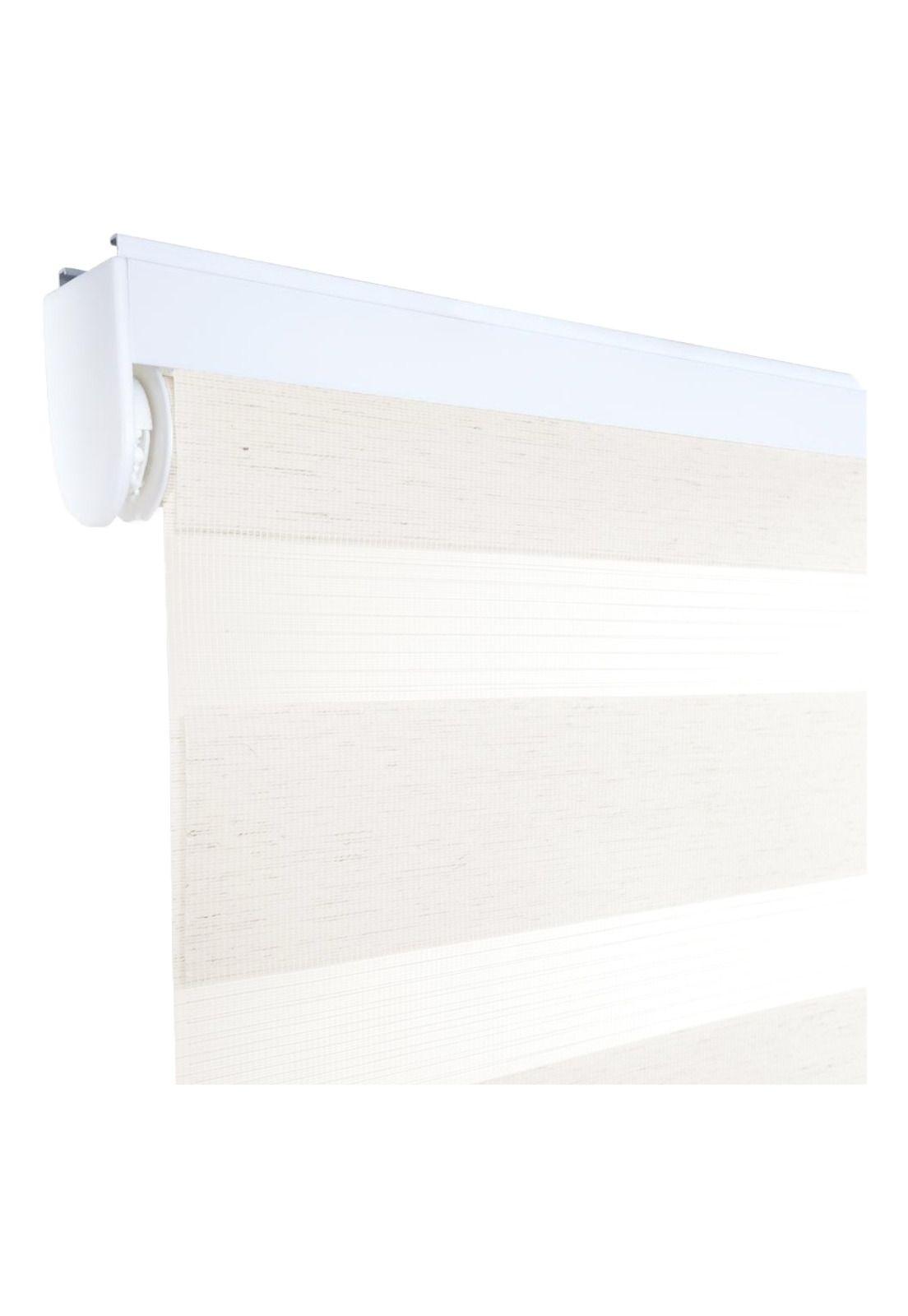 Cortina Duo Sin Cadena 90 X 165 Cm Beige-0