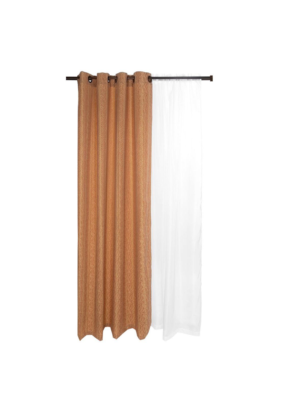 Set Cortinas 8P Natales 140X220cm Color Oro-0