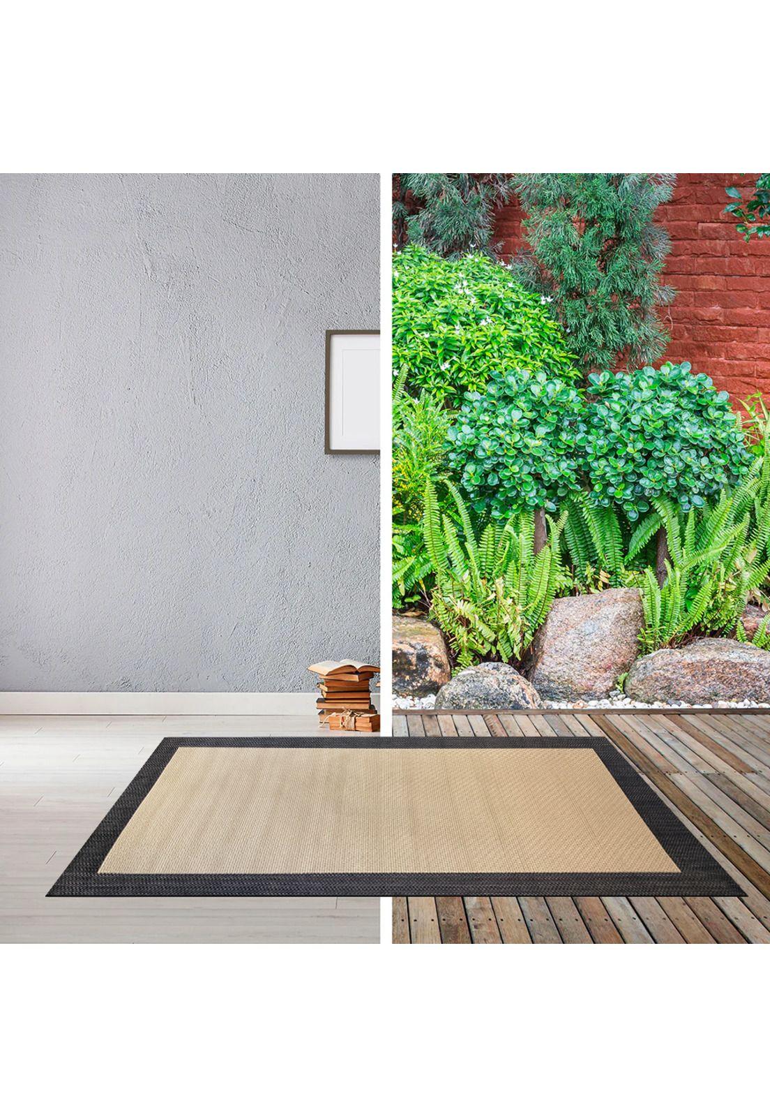 Alfombra 240 X 340 Color Block Beige Negro-2