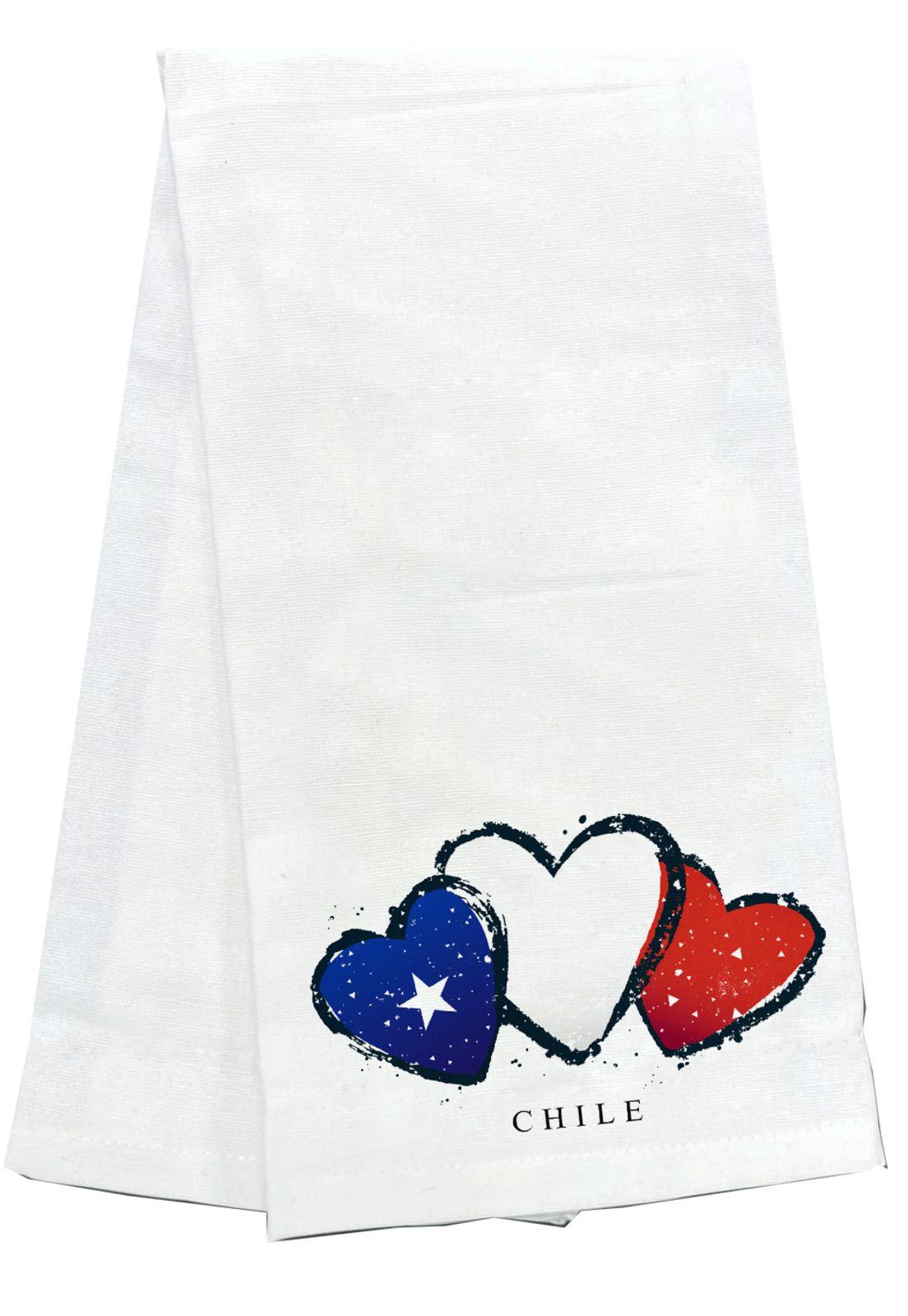 Toalla Cocina Chile Corazones 45X60Cm Ykt-04-0