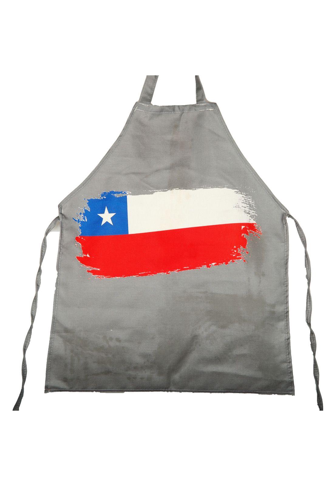 Delantal Bandera Chile 55X68Cm Yappl-02A-0