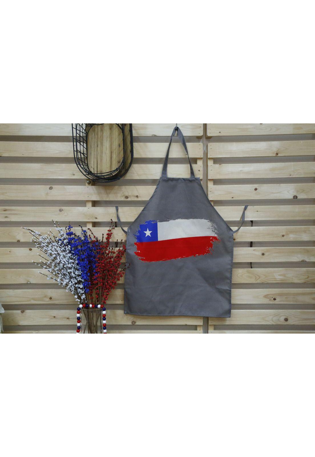 Delantal Bandera Chile 55X68Cm Yappl-02A-1