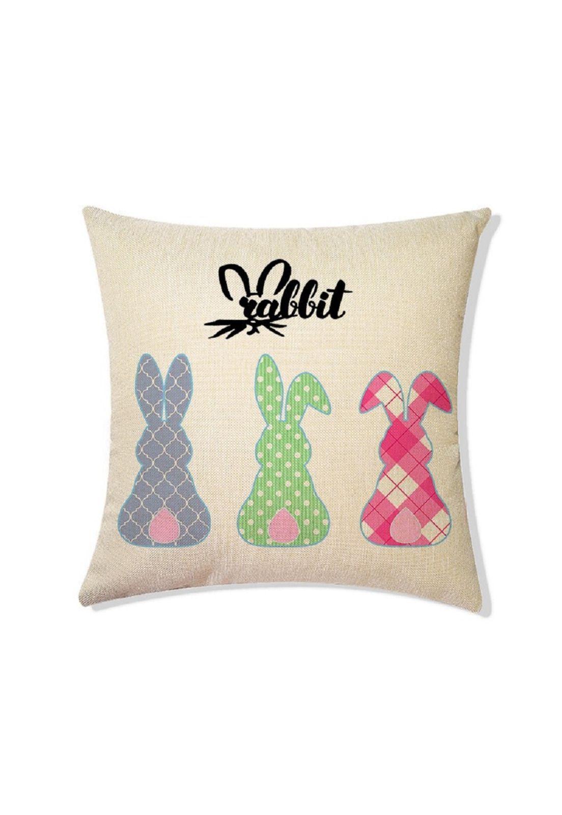 Funda Cojin Conejos De Pascua 45x45 cm Dsn095/2-0