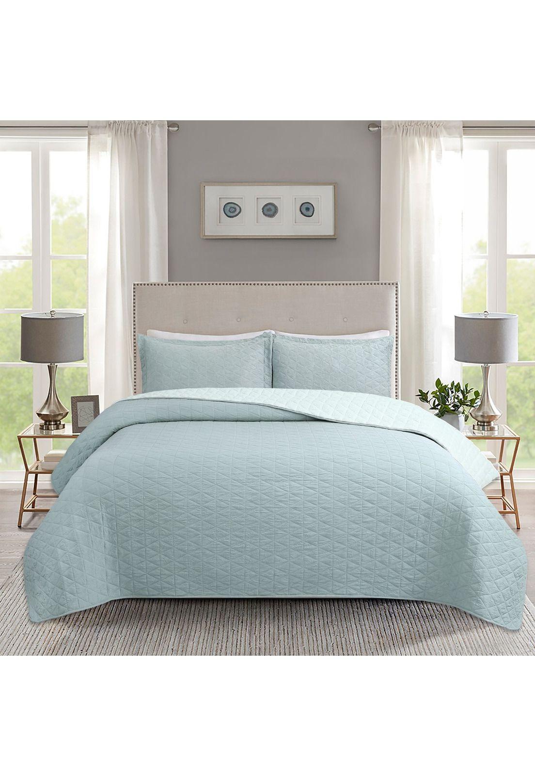 Cubrecama Crinkle Sherpa Liso-2
