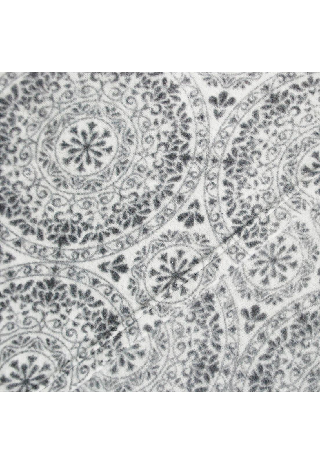 Sábanas Polar Estampada Mandala Diseño 1 2 Plazas-1