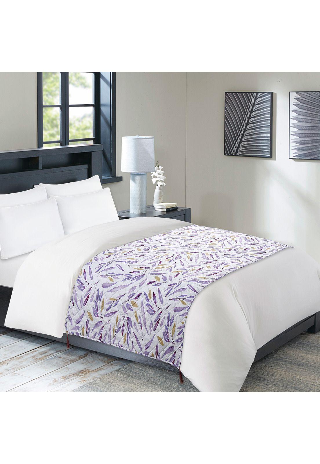 Piecera Microfibra  Hojas De Invierno 100x200cm-1