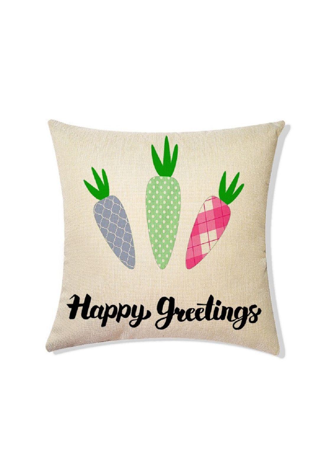 Funda Cojin Zanahoria De Pascua 45x45 cm Dsn095/1-0