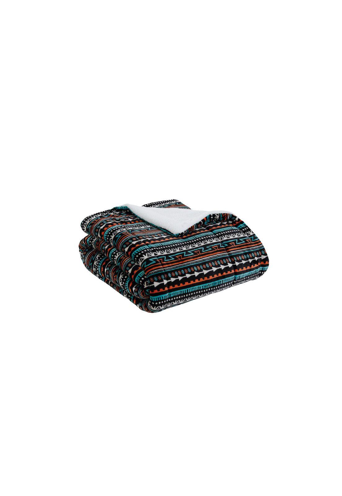 Cubrecama Coral Termico Greca Multi 2P-2