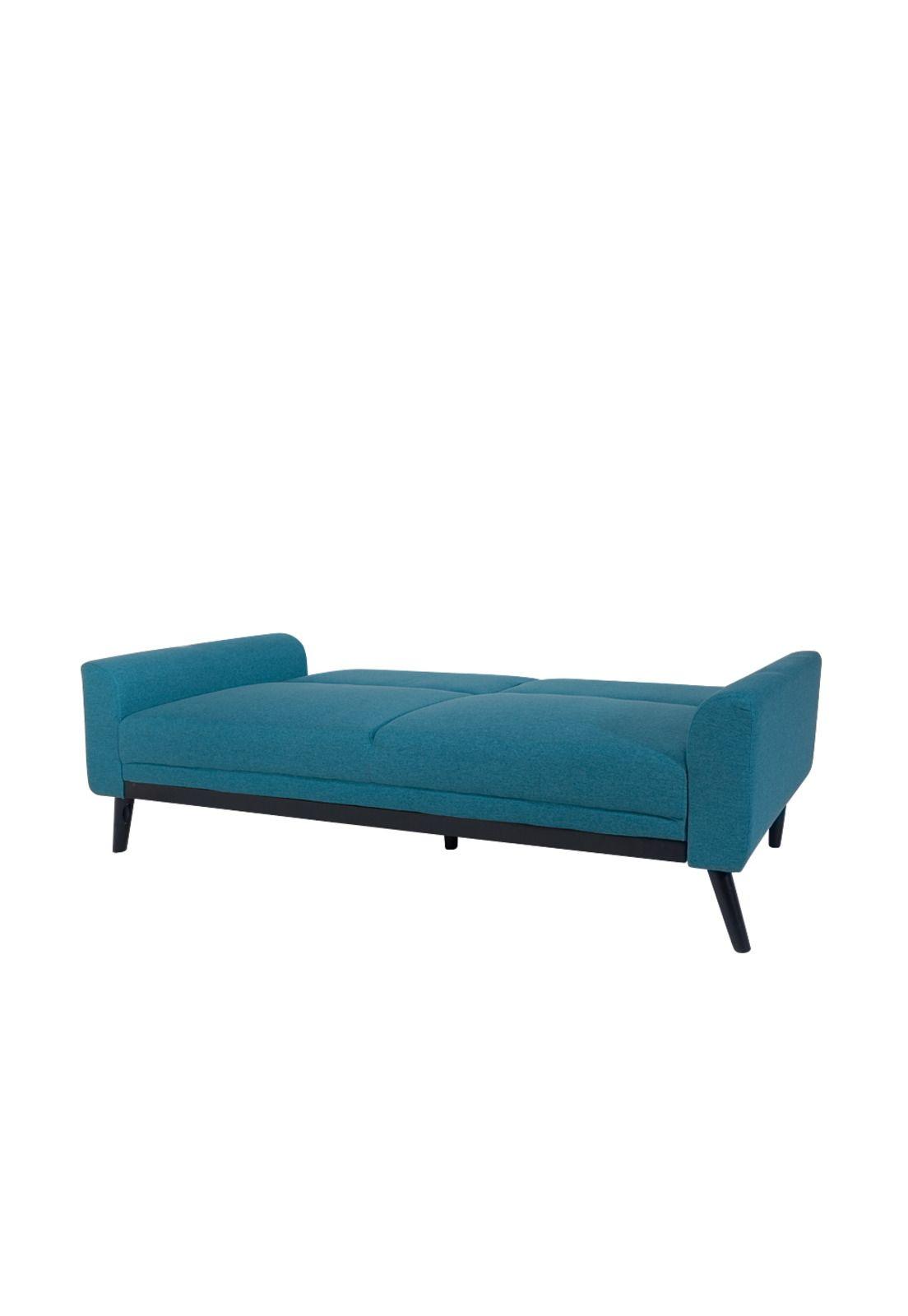 Sofa Cama 3 Cuerpos Kalevi Color Turquesa-2