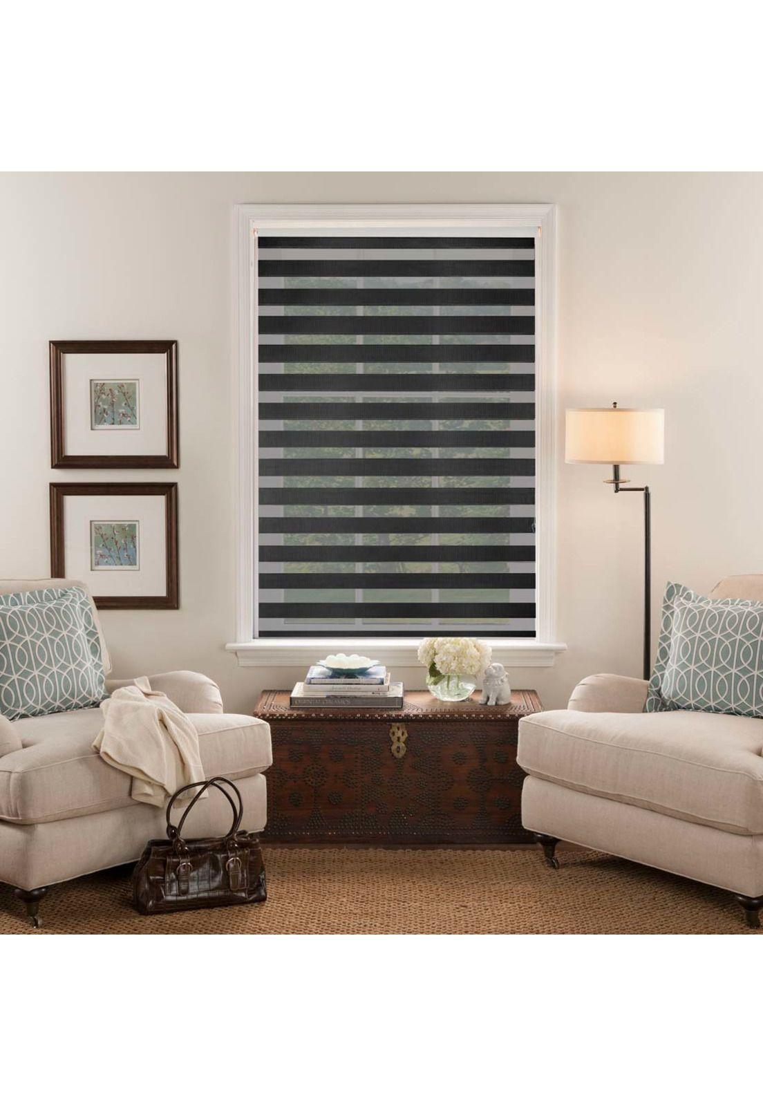 Cortina Duo 90 X 220 Cm Negro-3