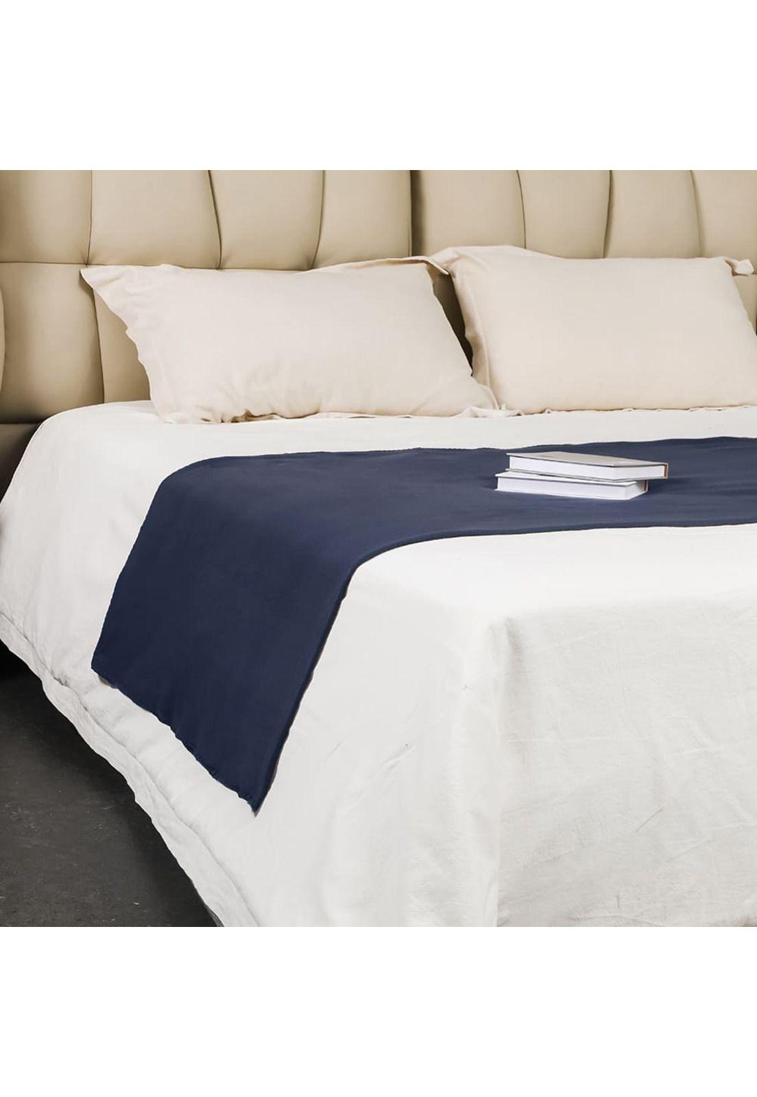 Manta Polar Térmico Chantilly 125x150 cm Azul Marino-2