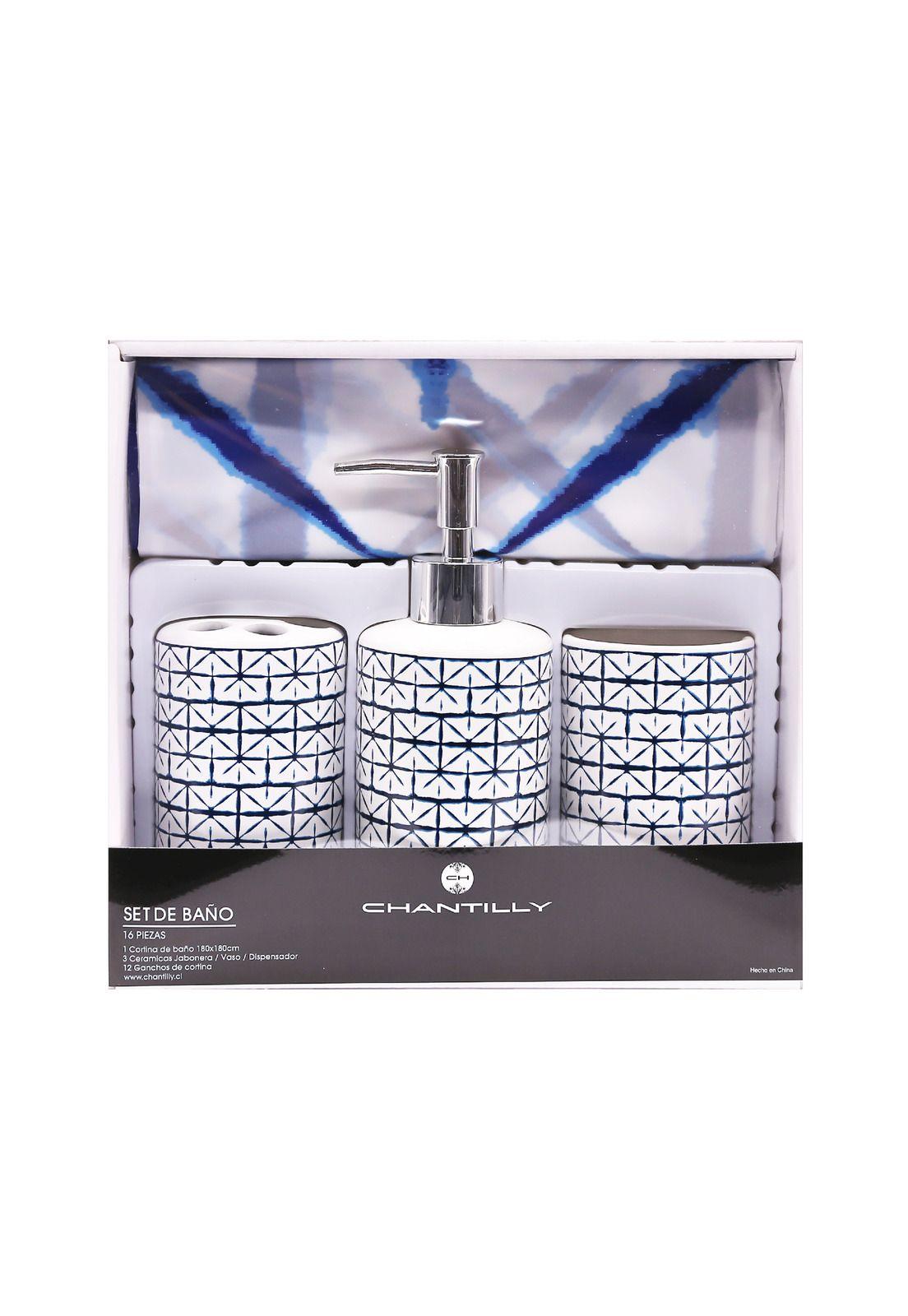 Set De Baño Ceramico 16 Piezas Diseño 3-2