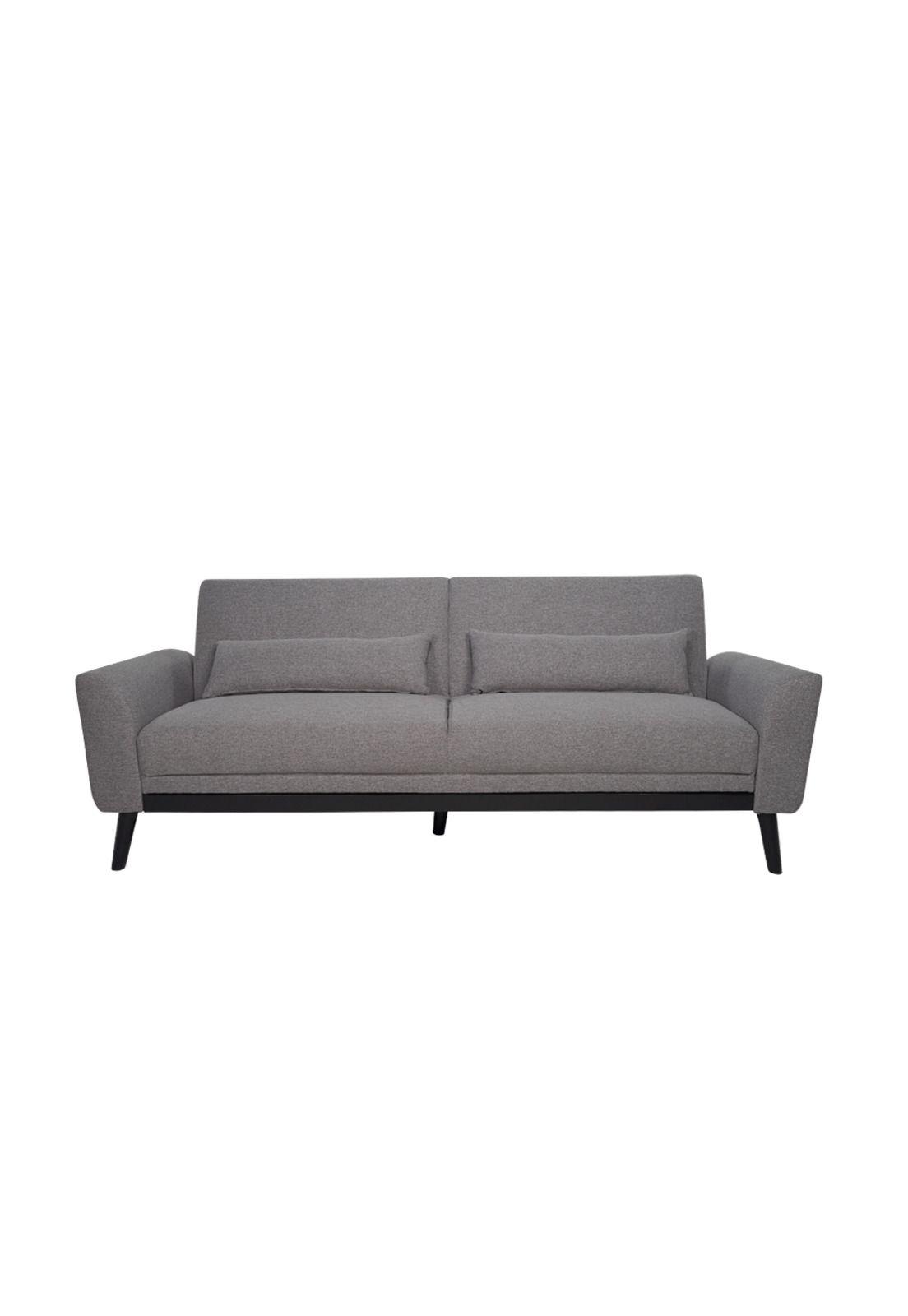 Sofa Cama 3 Cuerpos Kalevi Color Gris Perla -0