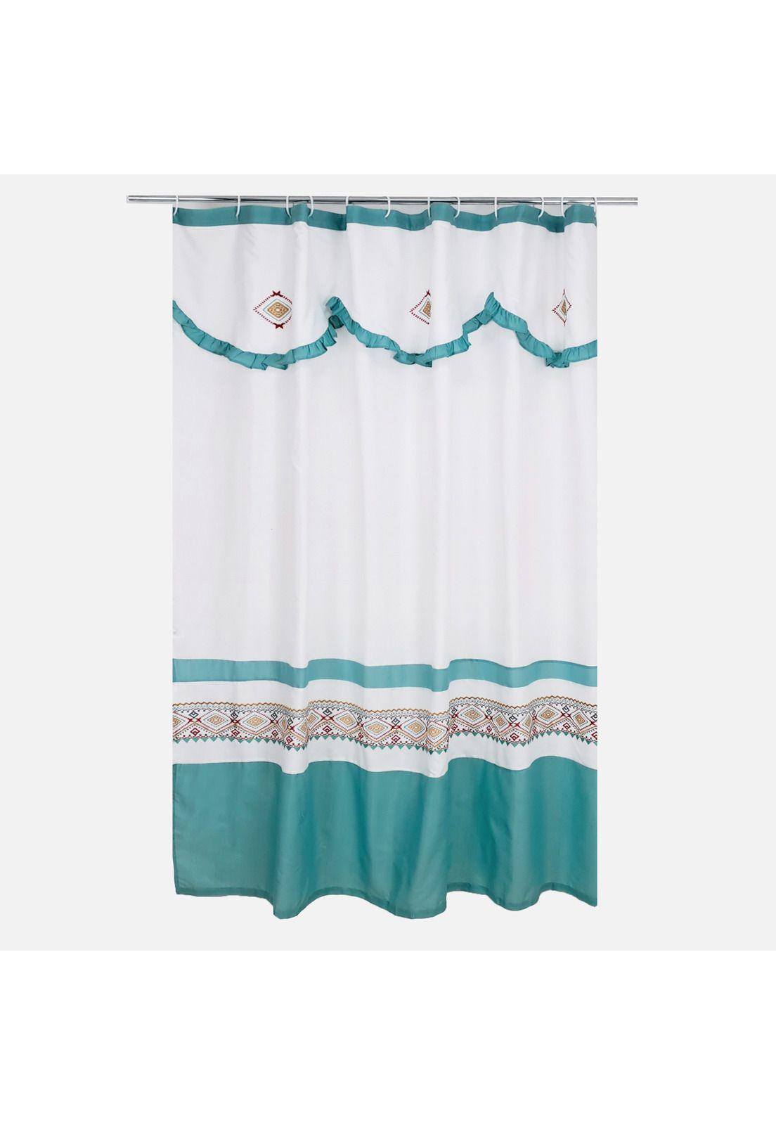 Set 4 piezas Textil De Baño Microfibra Bordado Etnic-2