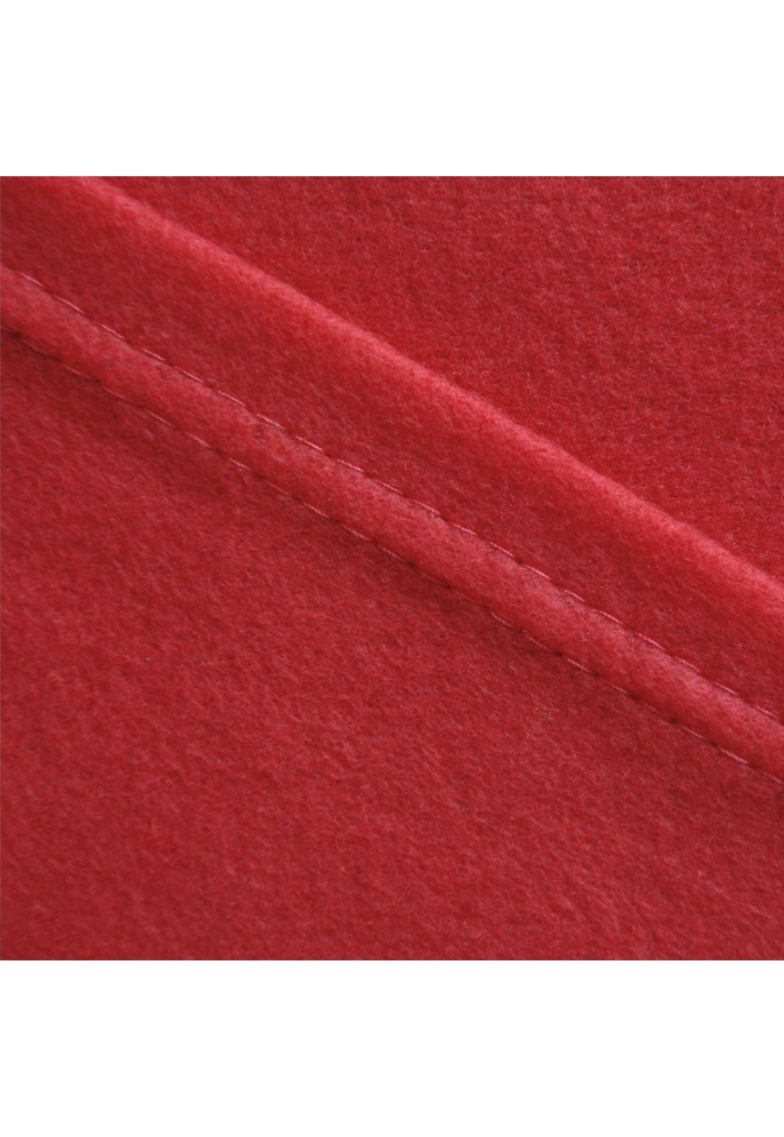 Sábanas Polar 1.5 Plazas Color Rojo Italiano-1