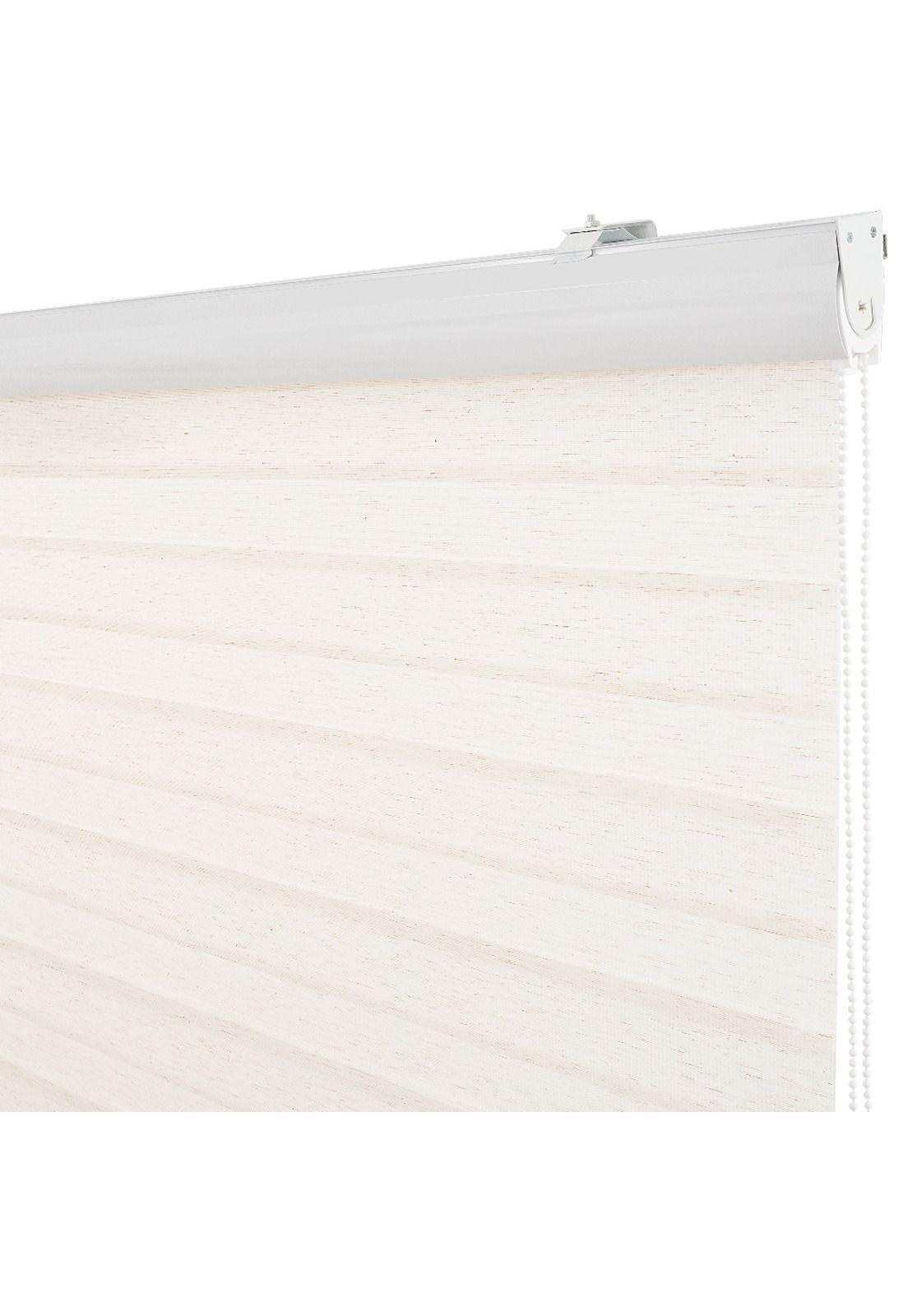 Cortina Duo Con Cenefa Premium 180X240Cm Color Crudo-1