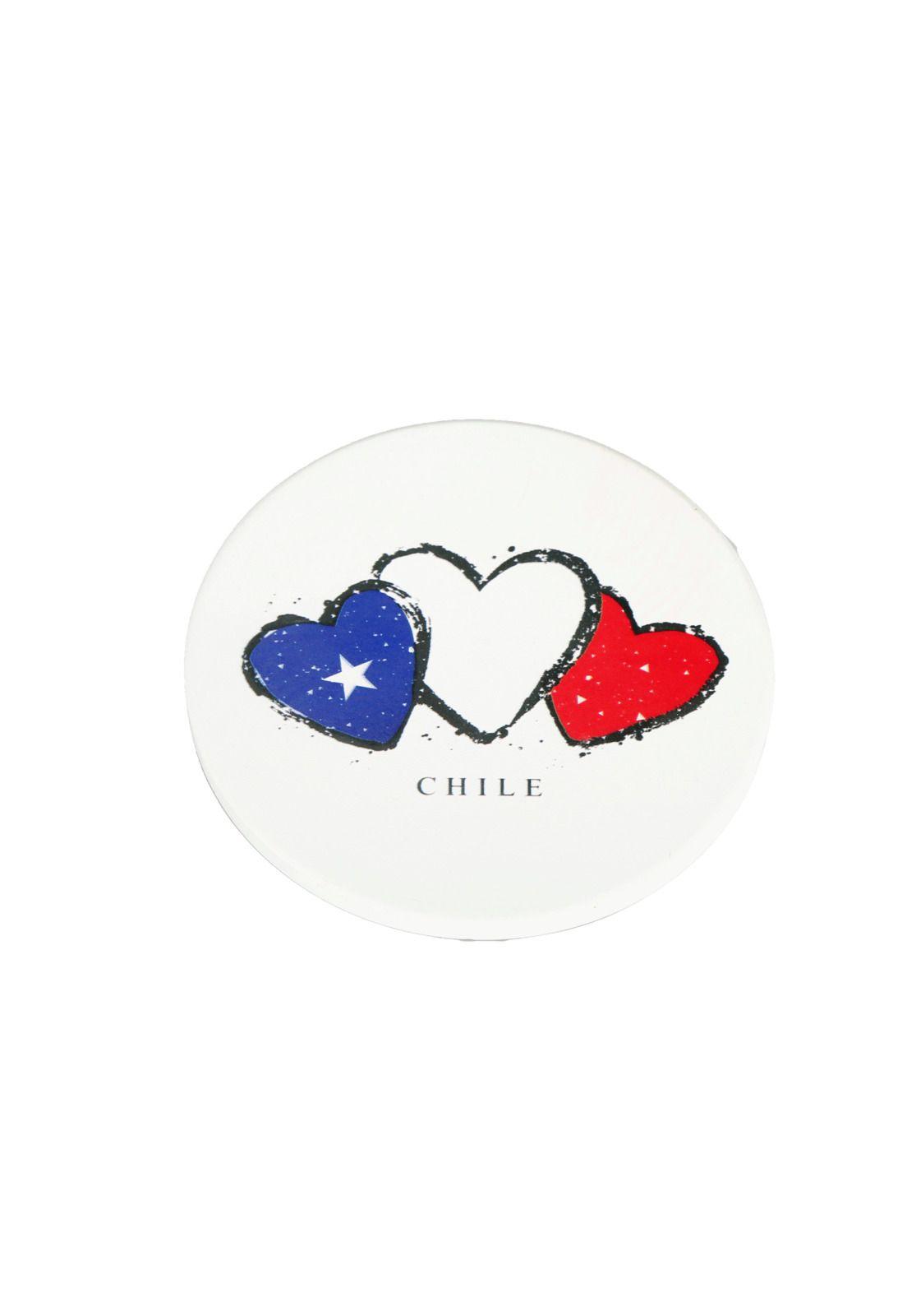 Porta Vasos Chile Corazones 10Cm -0