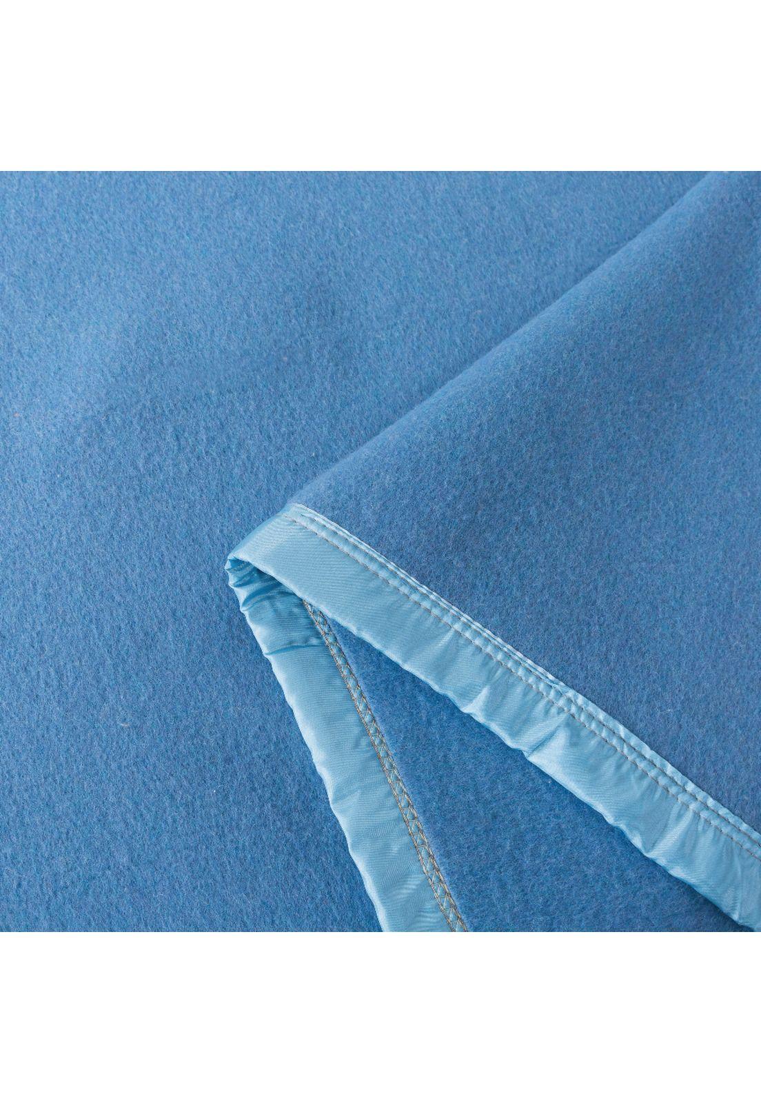 Frazada Termica Lana 200X220 Celeste-2