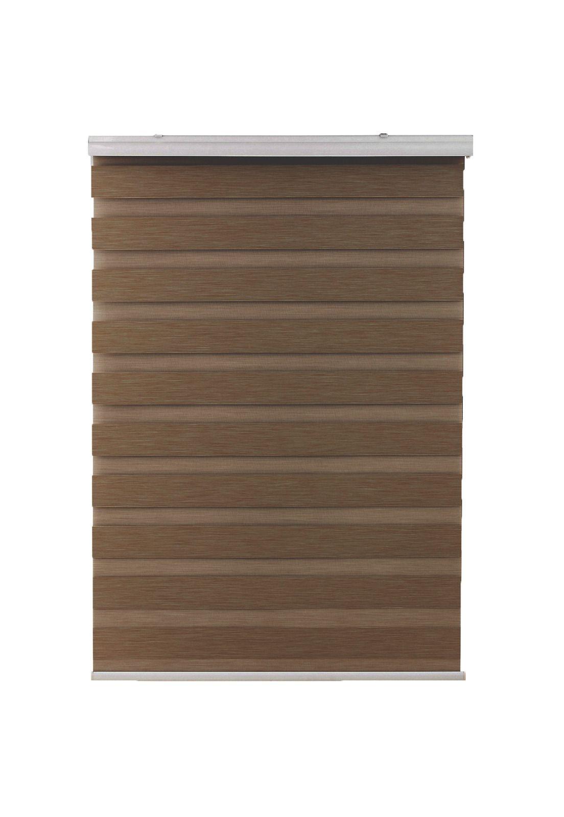 Cortina Duo Sin Cadena 90 X 165 Cm Chocolate-0