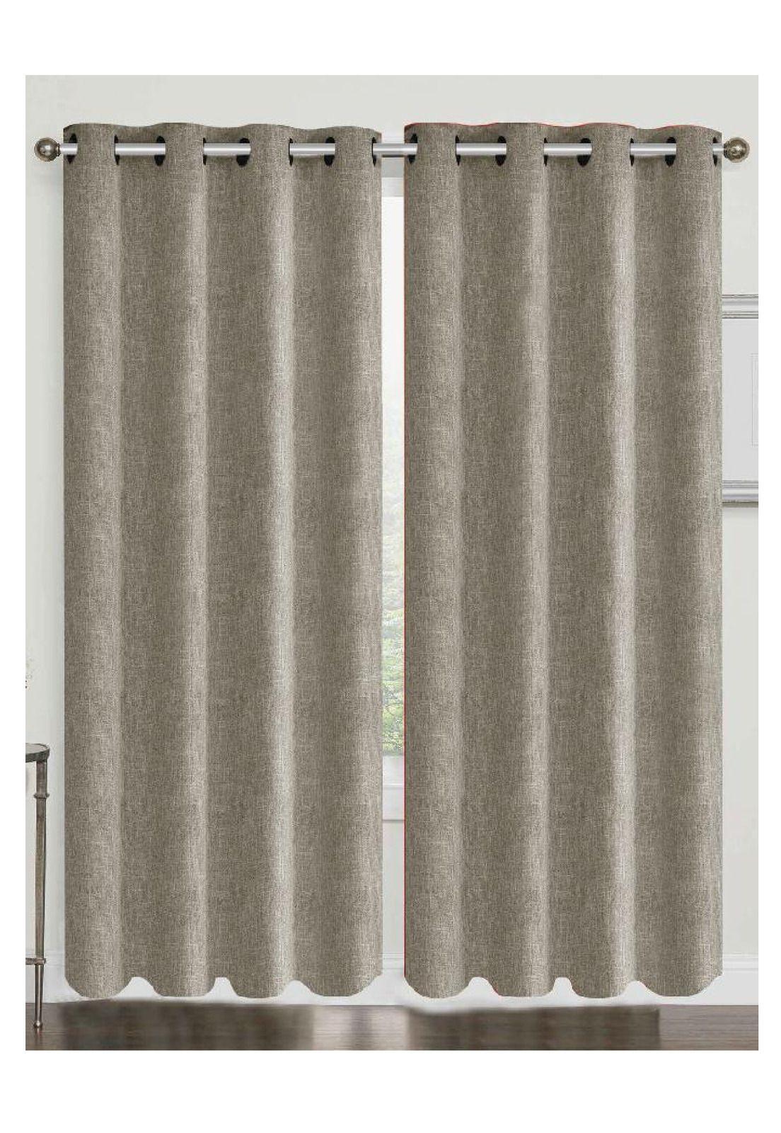 Cortina Mercia- Set De Dos Paños 140 X 220 - Crudo-2