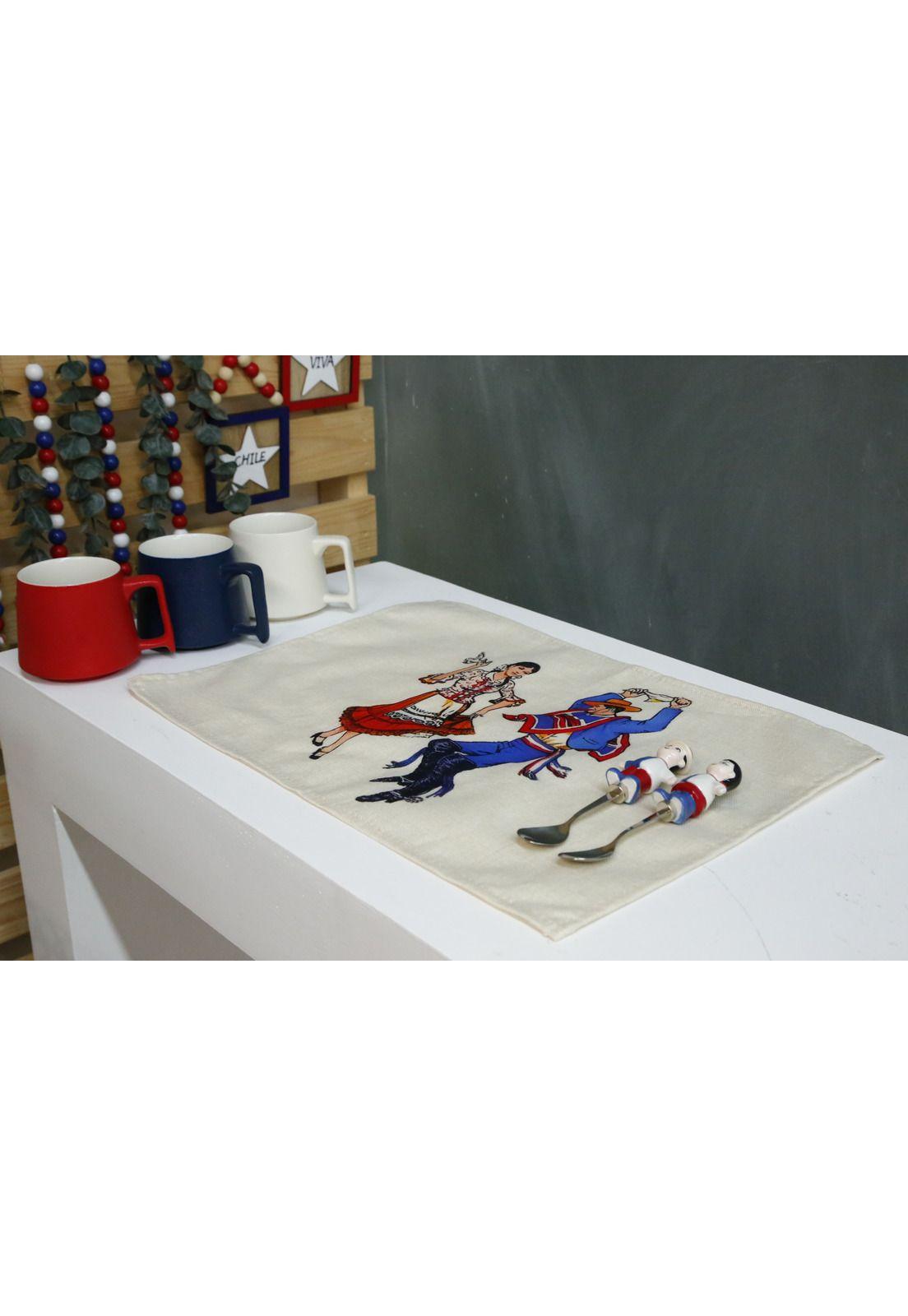 Individual Chile Cueca 45X33Cm Ypm-05-0
