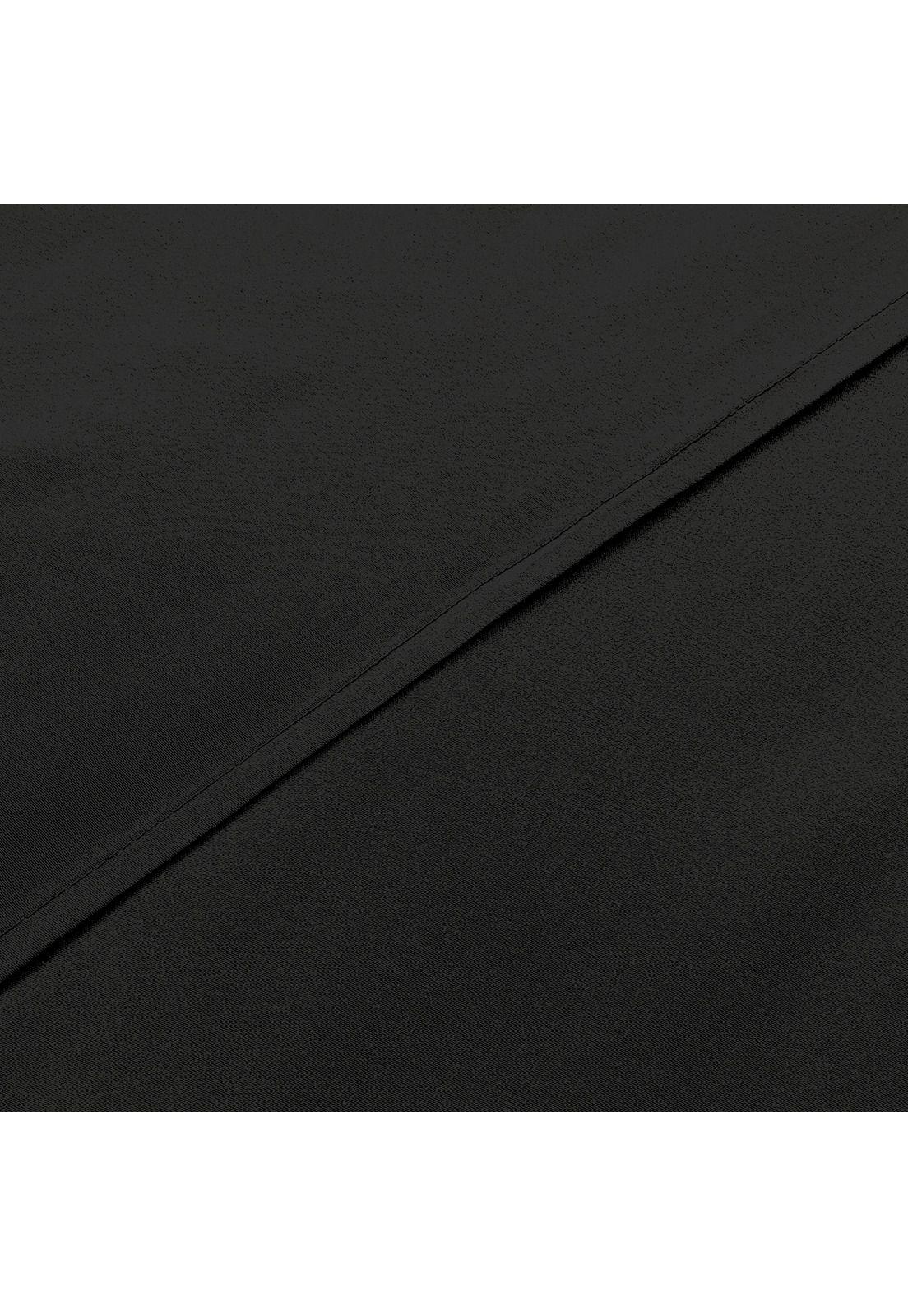 Sabanas Microfibra Liso 2 Plazas Negro-1