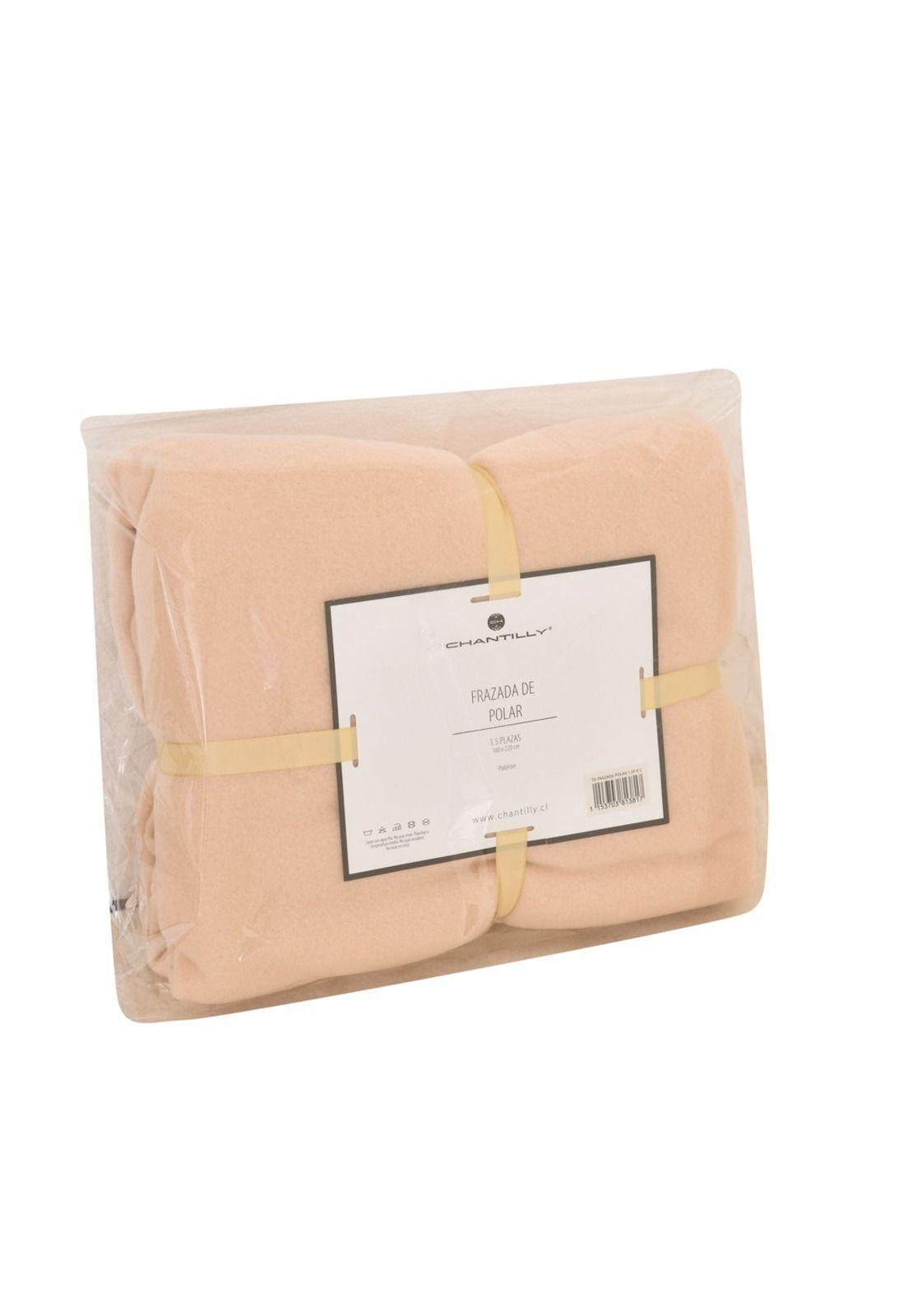 Frazada Polar Térmico Chantilly 1.5 Plazas Crudo-3