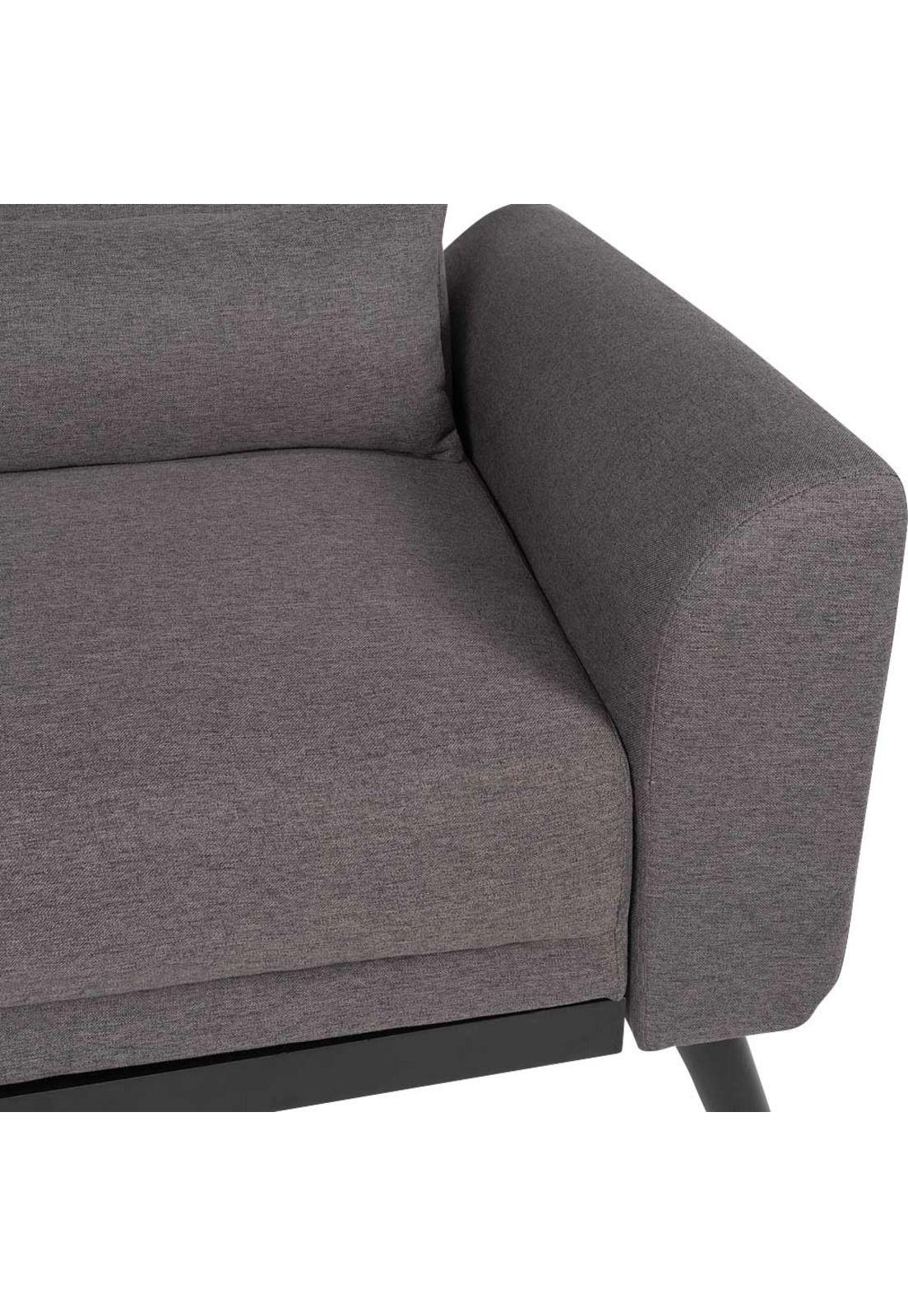 Sofa Cama 3 Cuerpos Kalevi Color Gris-3