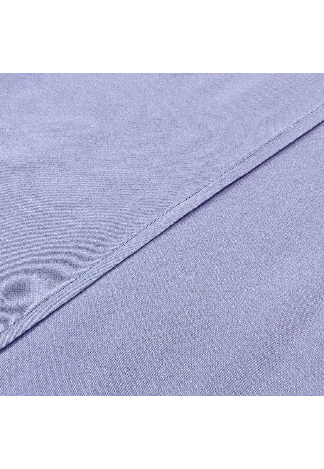 Sabanas Microfibra Liso 1.5 Plazas Violeta -1