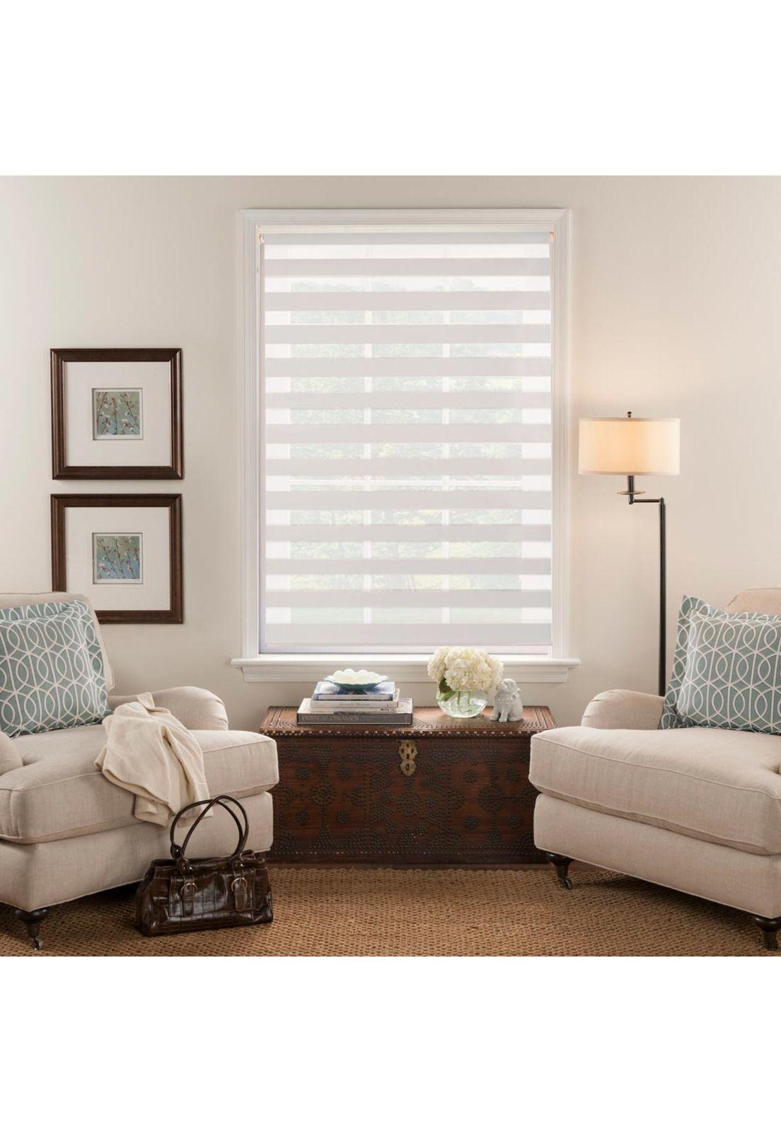 Cortina Duo Con Cenefa Premium 120X240Cm Color Crudo-4