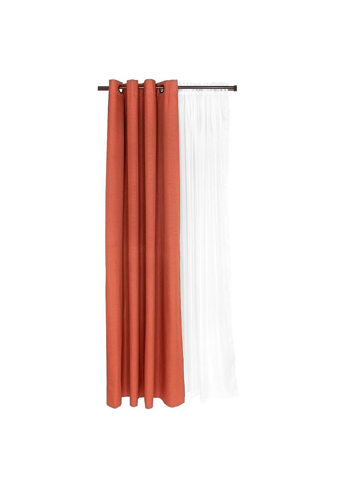 Set Blackout 6P Termico Lino 140X220 Terracota-0