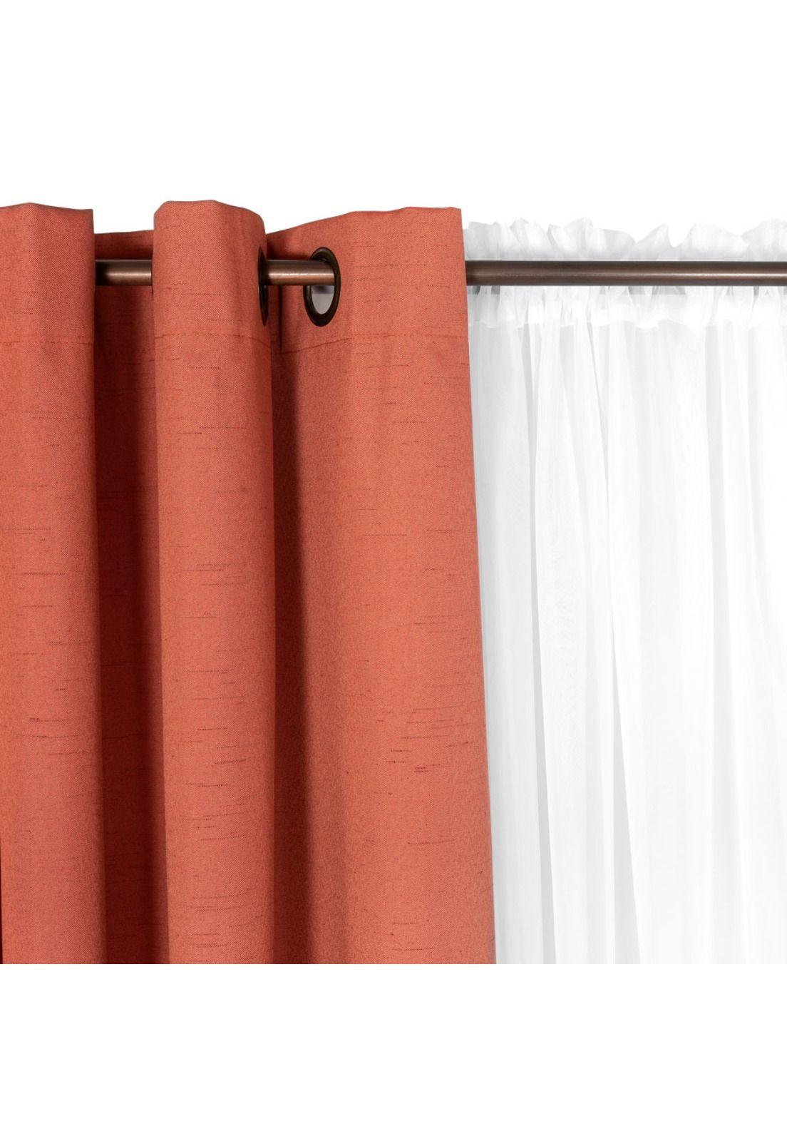 Set Blackout 6P Termico Lino 140X220 Terracota-1