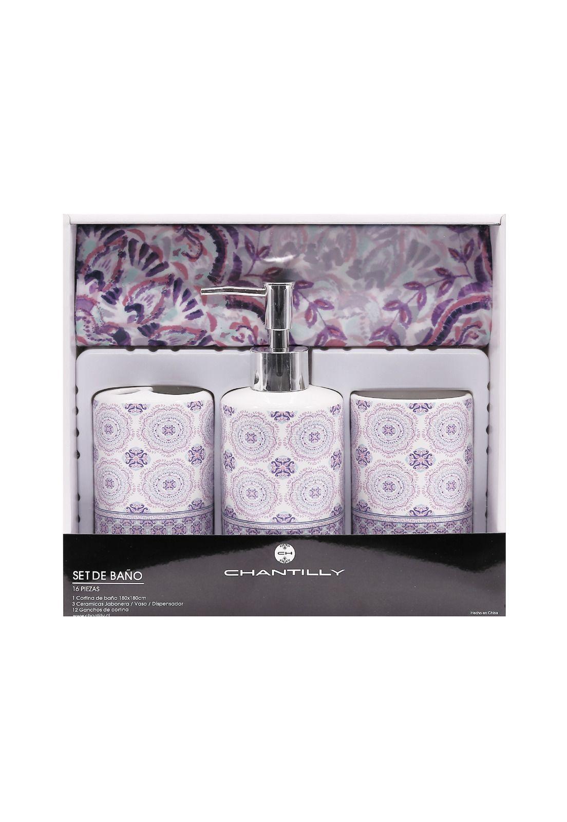Set De Baño Ceramico 16 Piezas Diseño 2-2