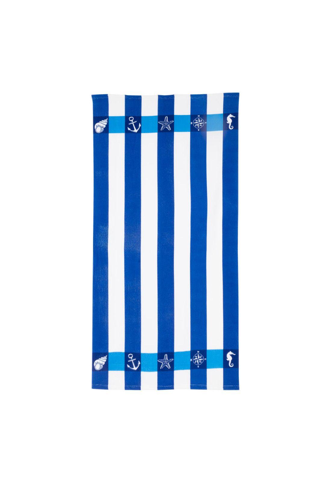 Toalla De Playa Microfibra Lineas 70X140Cm-0