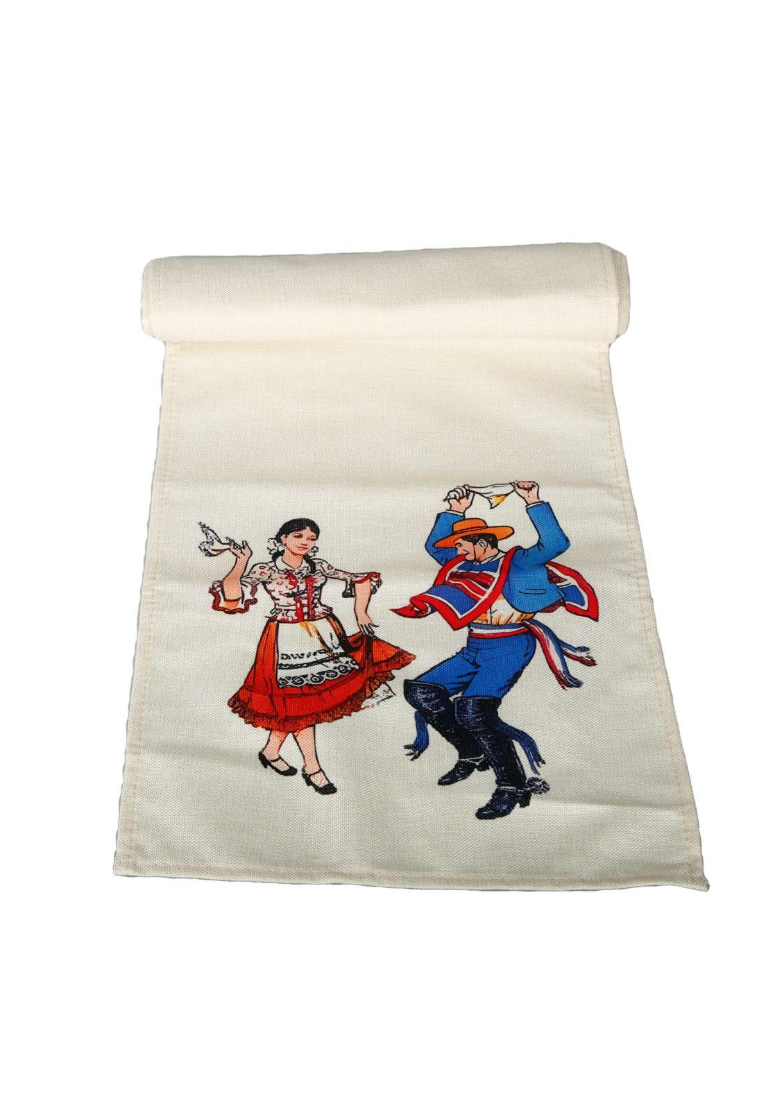 Camino De Mesa Chile Cueca 33X183Cm Ytr-05-0