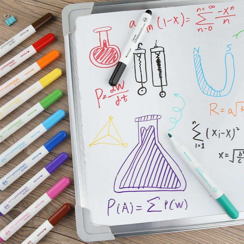 Set Marcadores Plumón Pizarra Blanca Whiteboard 12 Colores-4