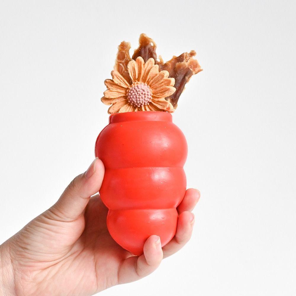 Dispensador Snacks Tipo Kong Talla L Perros Gatos Rellenable-2