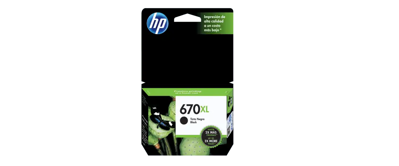 Cartridge Hp Original 670XL BK-0