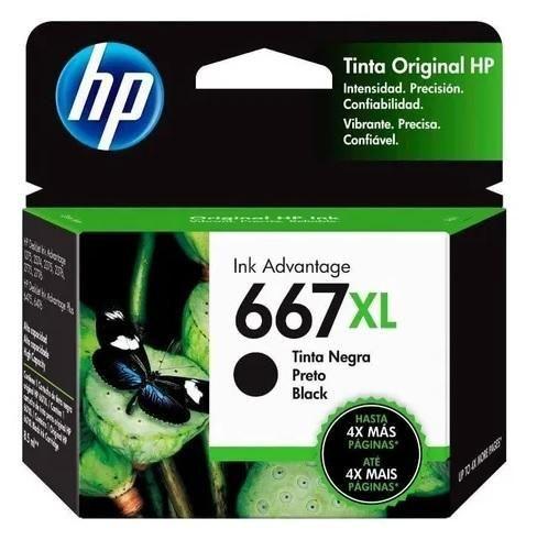 Tinta Original HP 667 XL BK-0