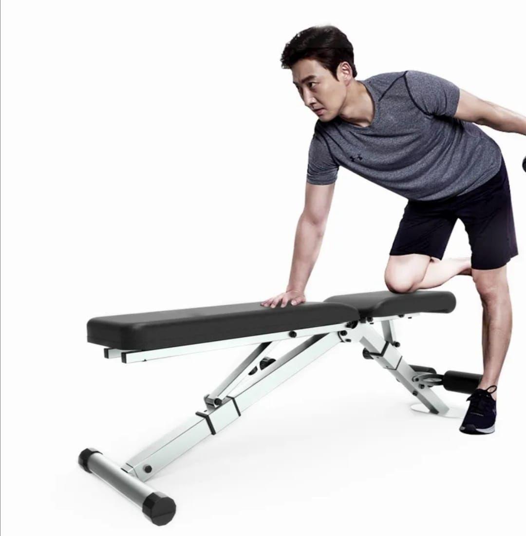 Banca de ejercicios multifuncional soporta hasta 250 kgs-4